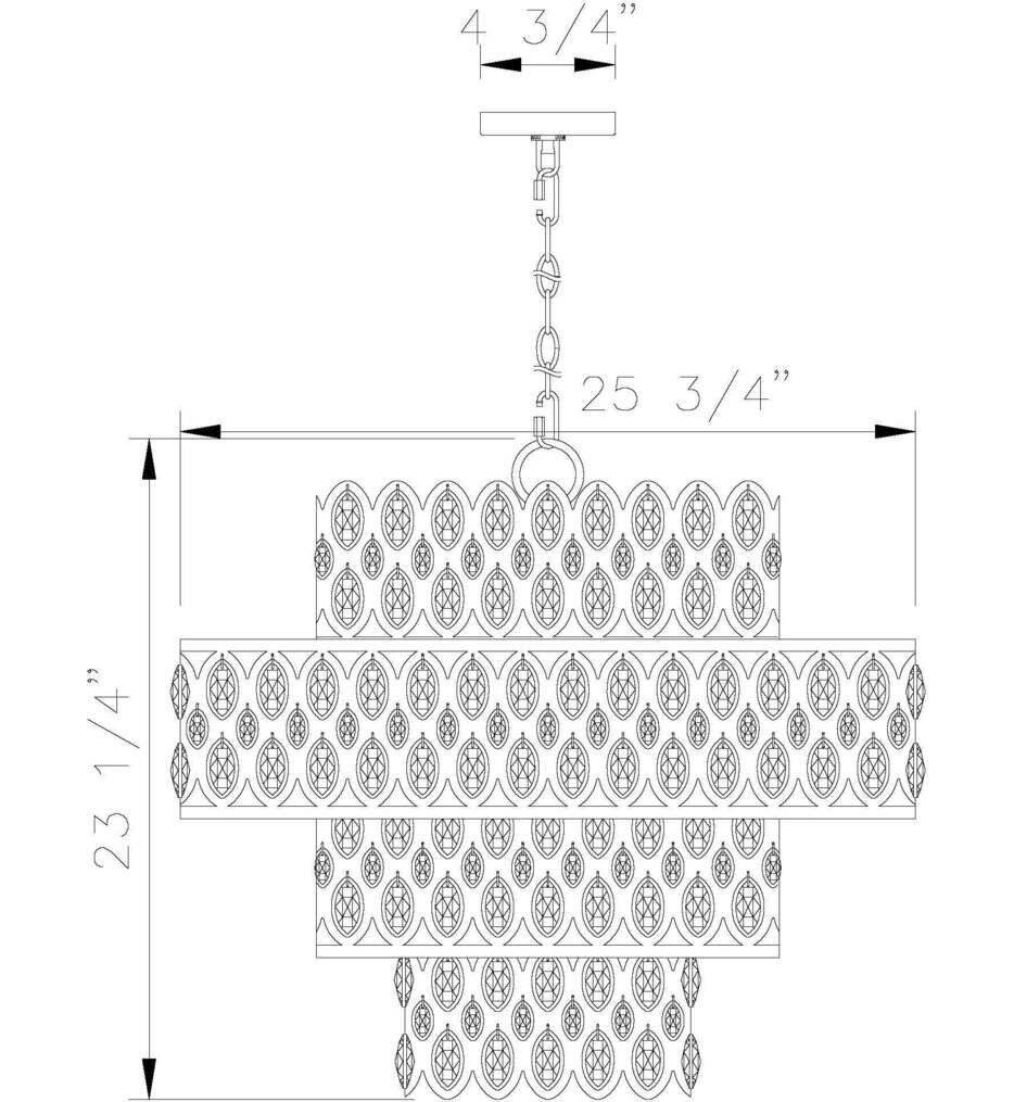 Dealey 25.75" Chandelier