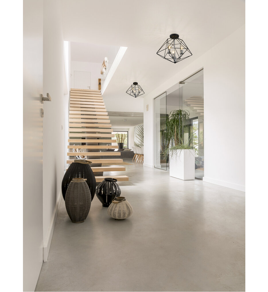 Geo 18" Semi-Flush Mount