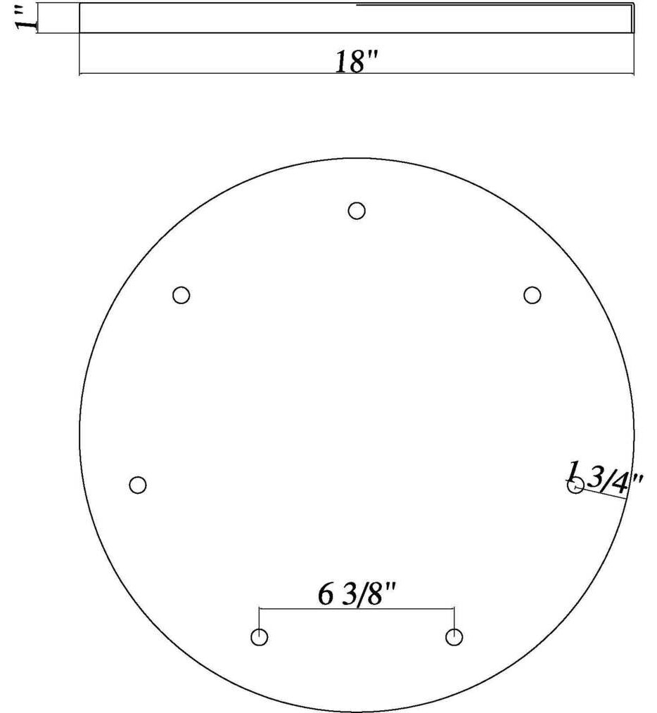 Multi Point Canopy 18" Multi Point Canopy