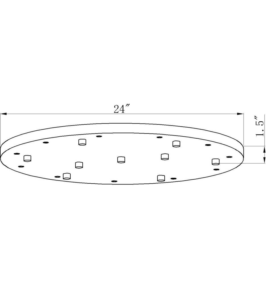 24" Multi Point Canopy