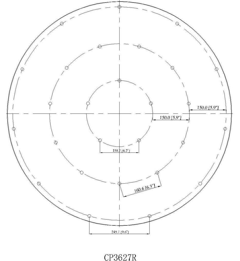 Multi Point Canopy 36" Multi Point Canopy
