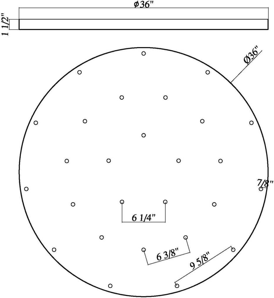 Multi Point Canopy 36" Multi Point Canopy