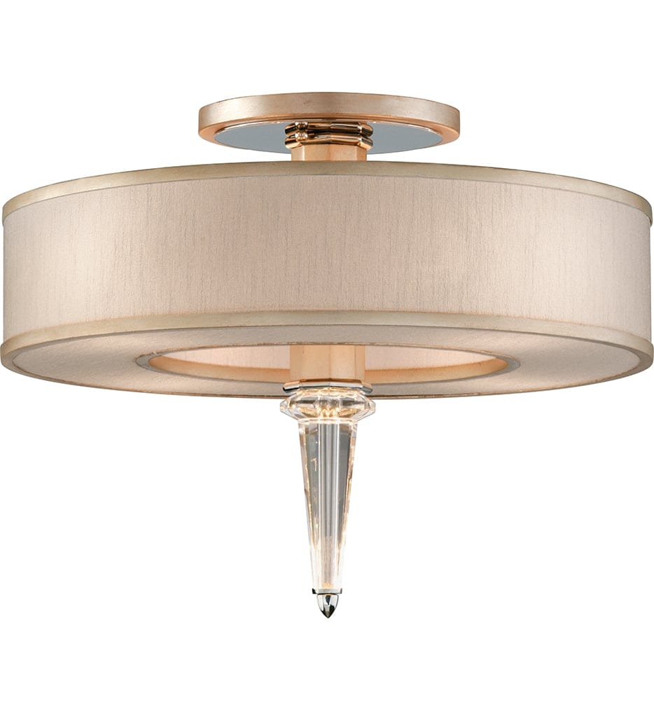 Corbett Lighting - 166-34-WSL/SS - Harlow 20" Semi-Flush