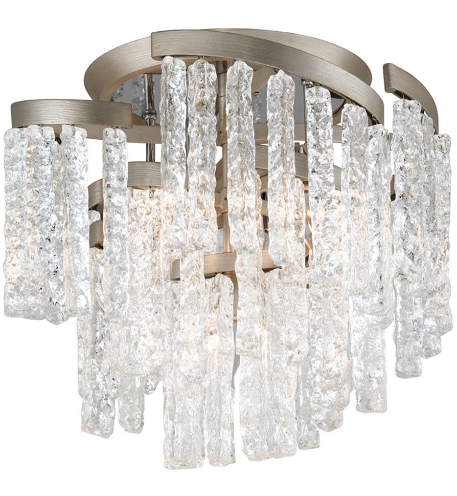 Corbett Lighting - 243-35-WSL - Mont Blanc 18.25" Semi-Flush
