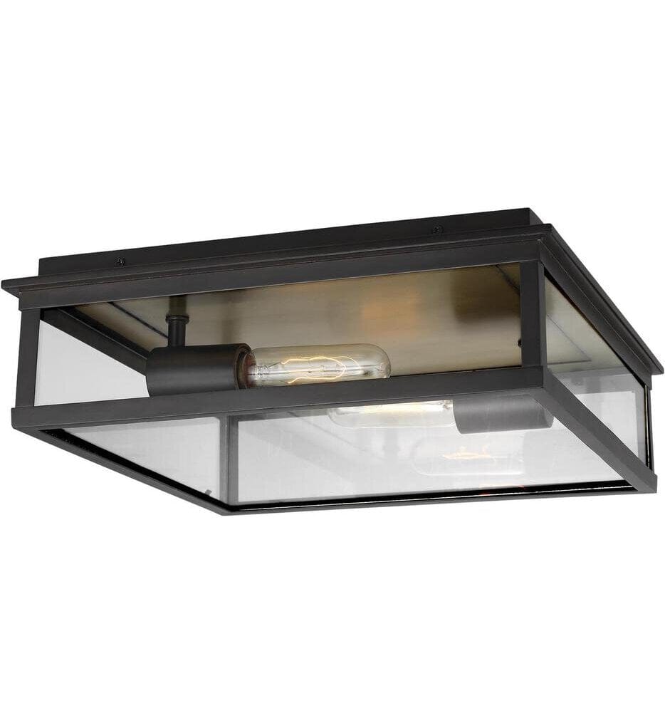 Visual Comfort Studio - CO1182HTCP - Chapman & Myers - Freeport 14.5" Outdoor Flush Mount