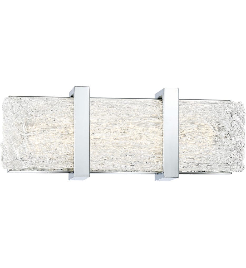 George Kovacs - P1382-077-L - Forest Ice Ii 15" Bath Vanity Light