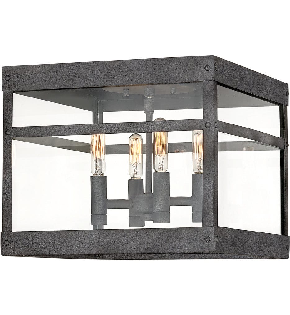 Hinkley Lighting - Porter 12" Outdoor Flush Mount
