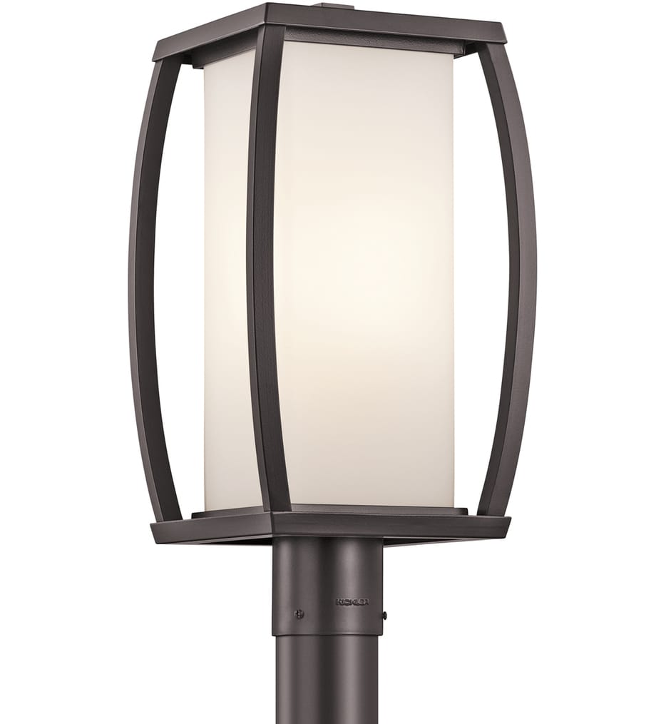 Kichler - 49342AZ - Bowen 9" 1 Light Outdoor Post Lantern
