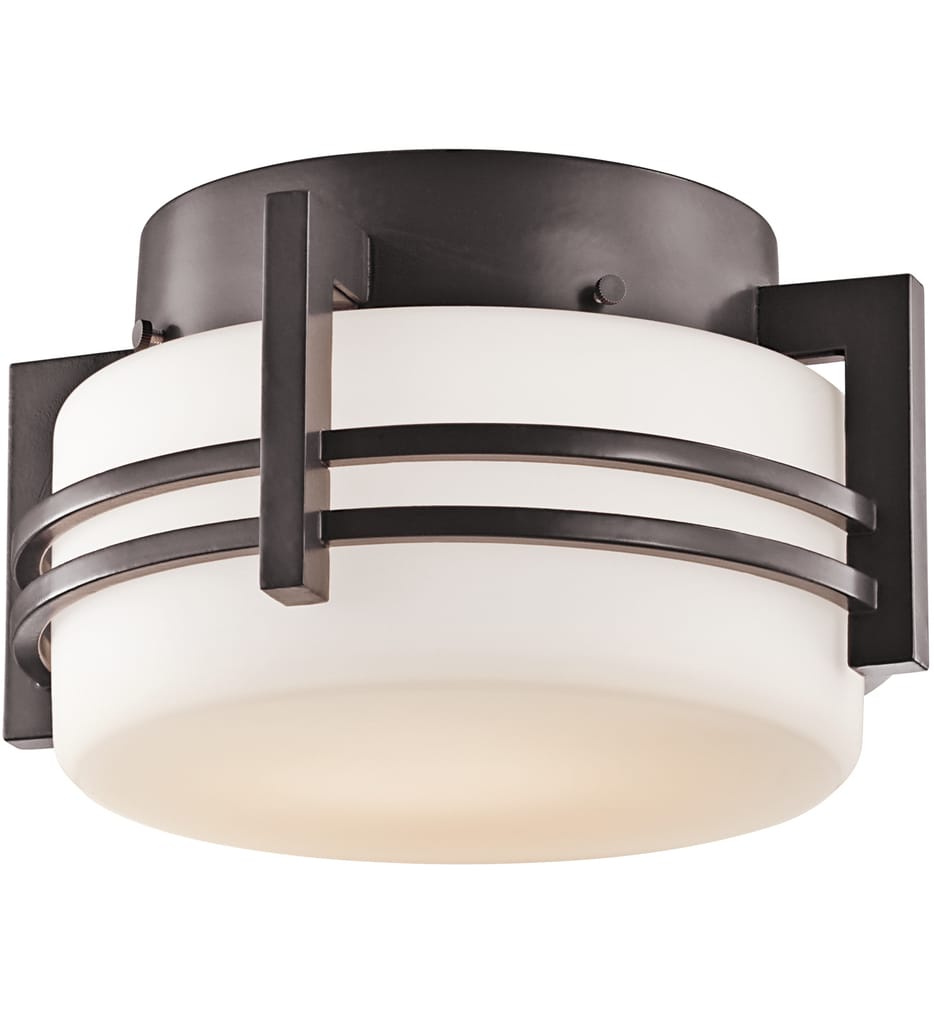 Kichler - 9557AZ - Pacific Edge 10.5" Outdoor Flush Mount