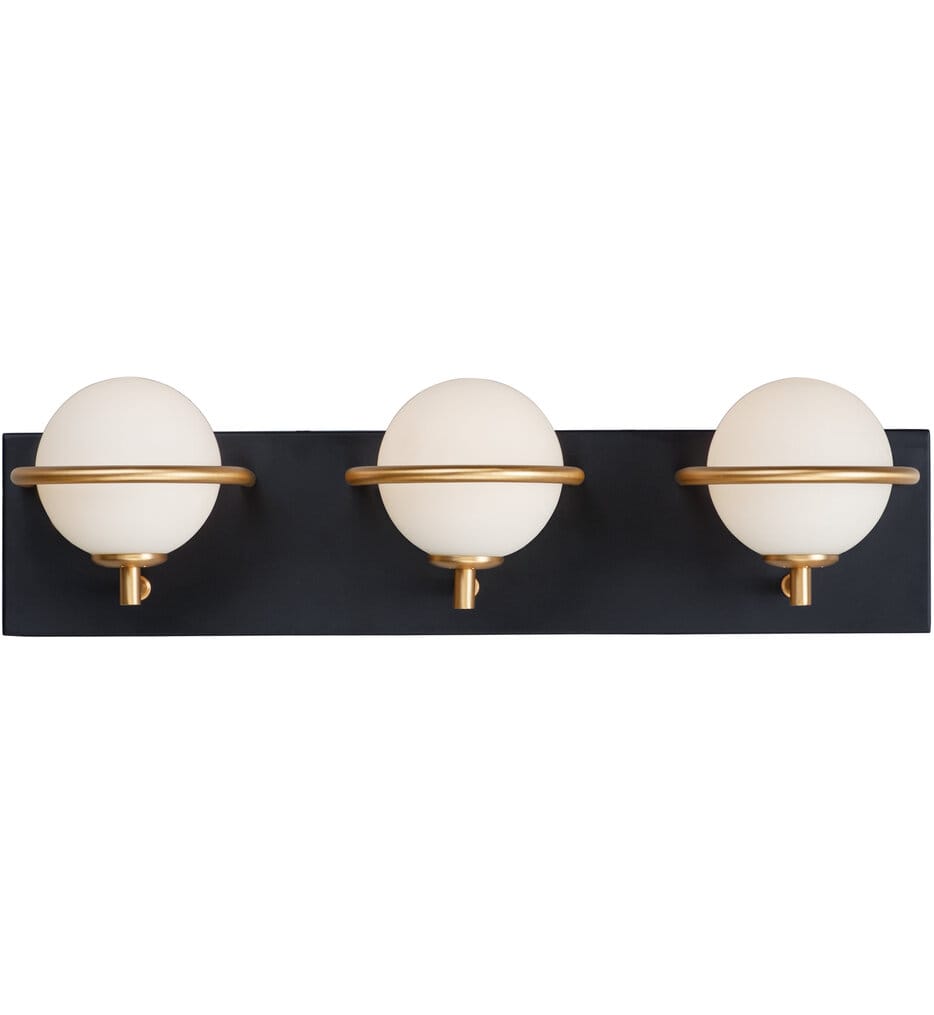 Maxim Lighting - 21603SWBKGLD - Revolve 20.25" Bath Vanity Light