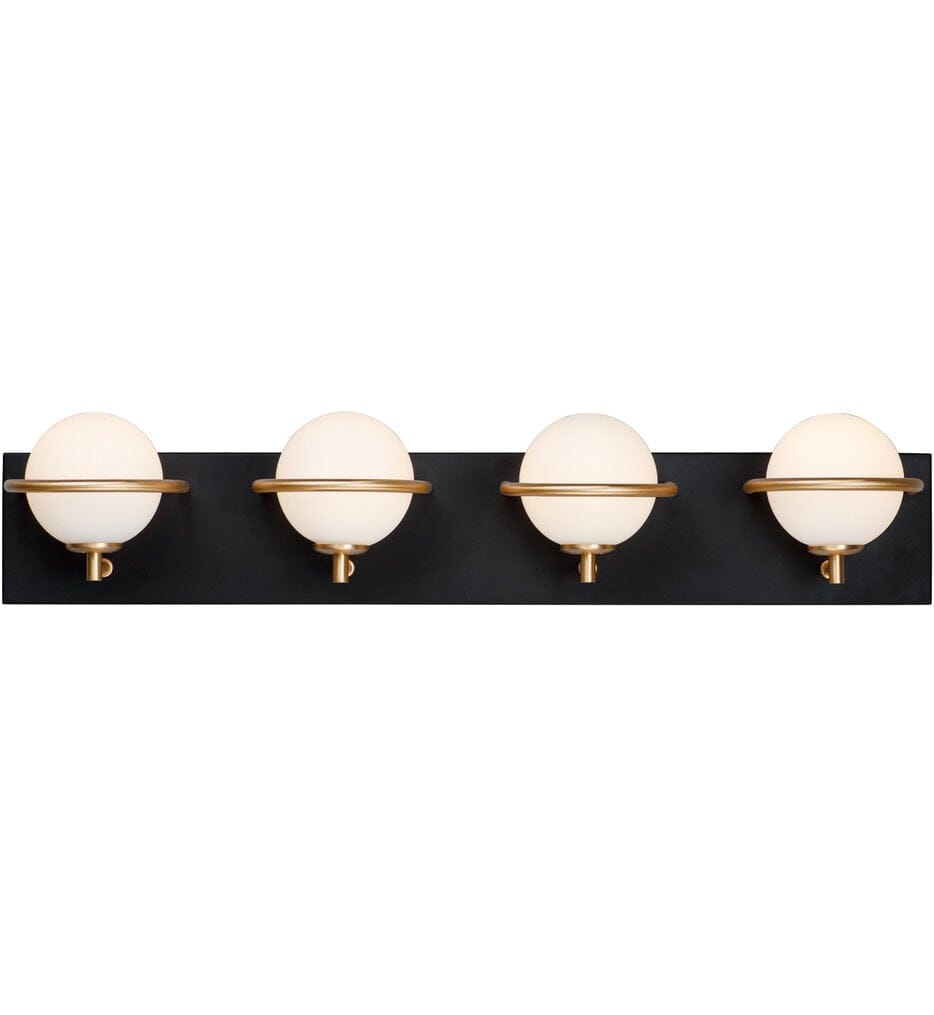 Maxim Lighting - 21604SWBKGLD - Revolve 27.25" Bath Vanity Light
