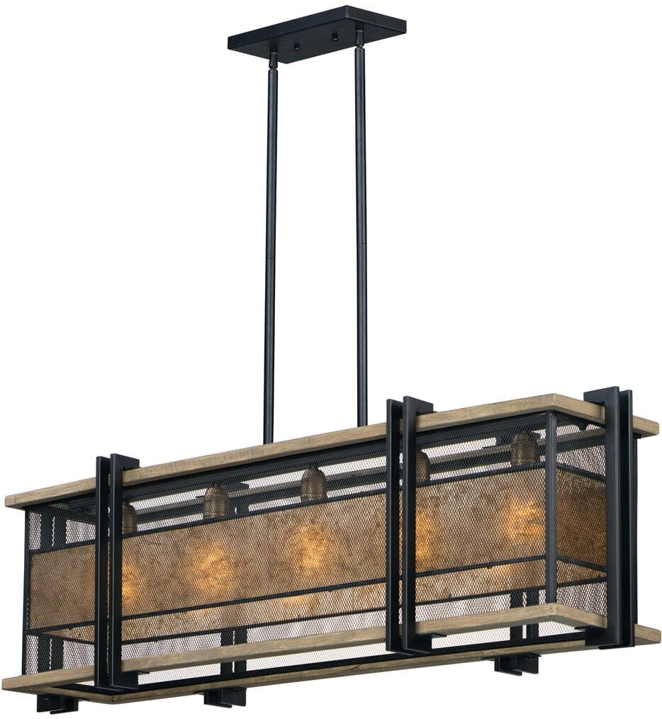 Maxim Lighting - 27567BKBWAB - Boundry 45.25" Pendant