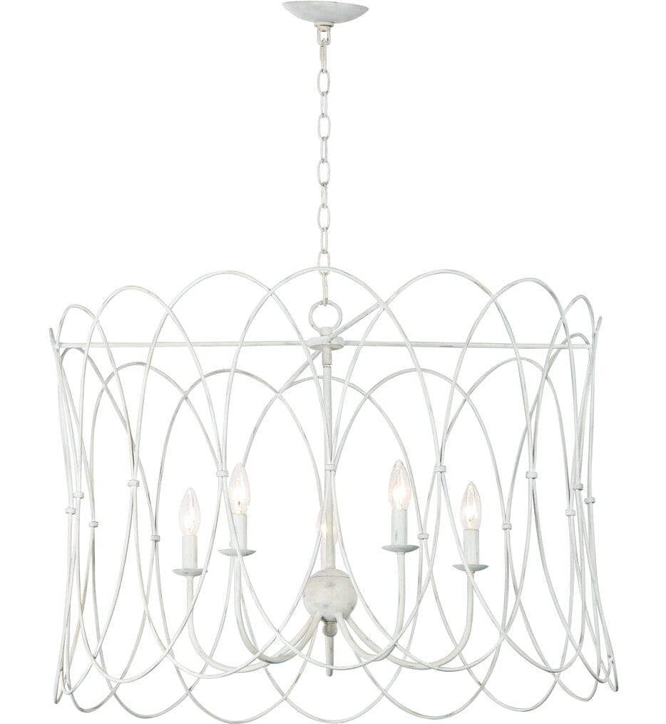 Maxim Lighting - 27596WWT - Trellis 32.25" Chandelier