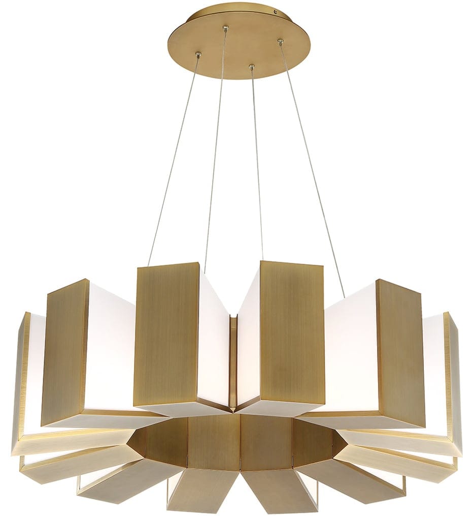 Modern Forms - PD-75934-AB - Chronos 34" Chandelier