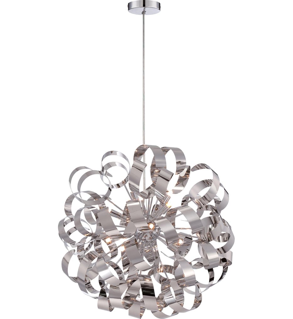 Quoizel - RBN2823CRC - Ribbons 23" Pendant