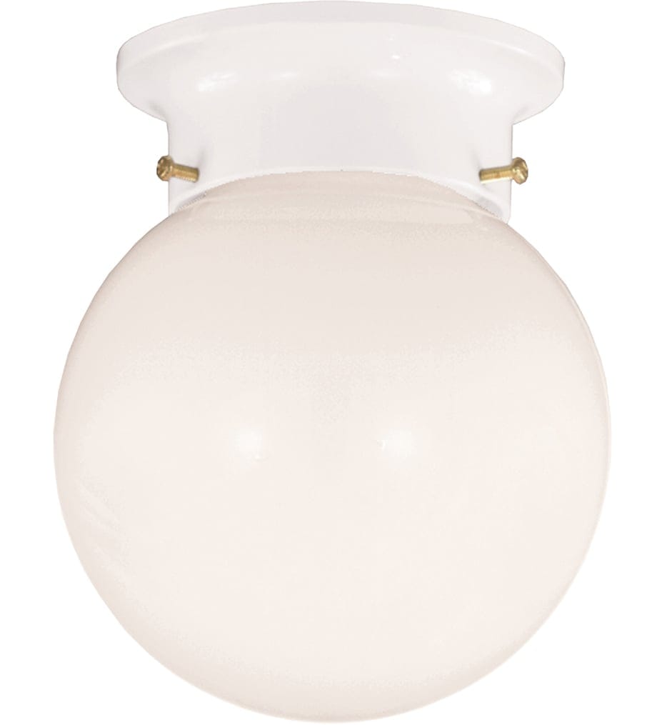 Savoy House - 6-904-5-WHT - Flush Mount 5" Flush Mount