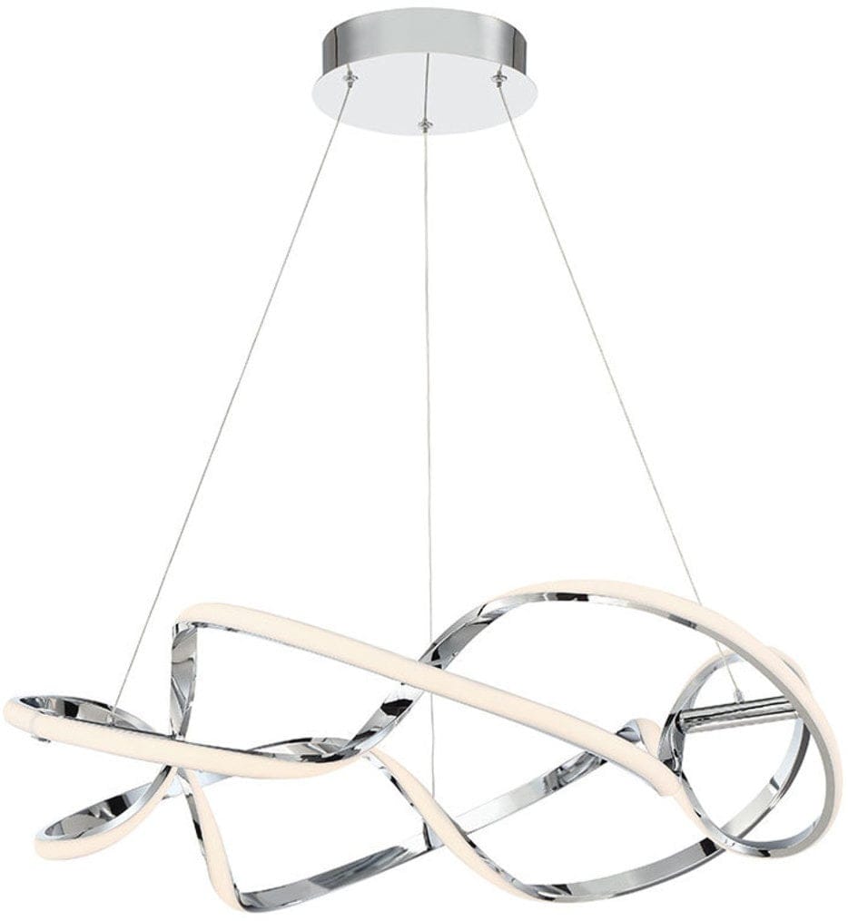 dweLED - PD-47828-CH - Interlace 28" Pendant