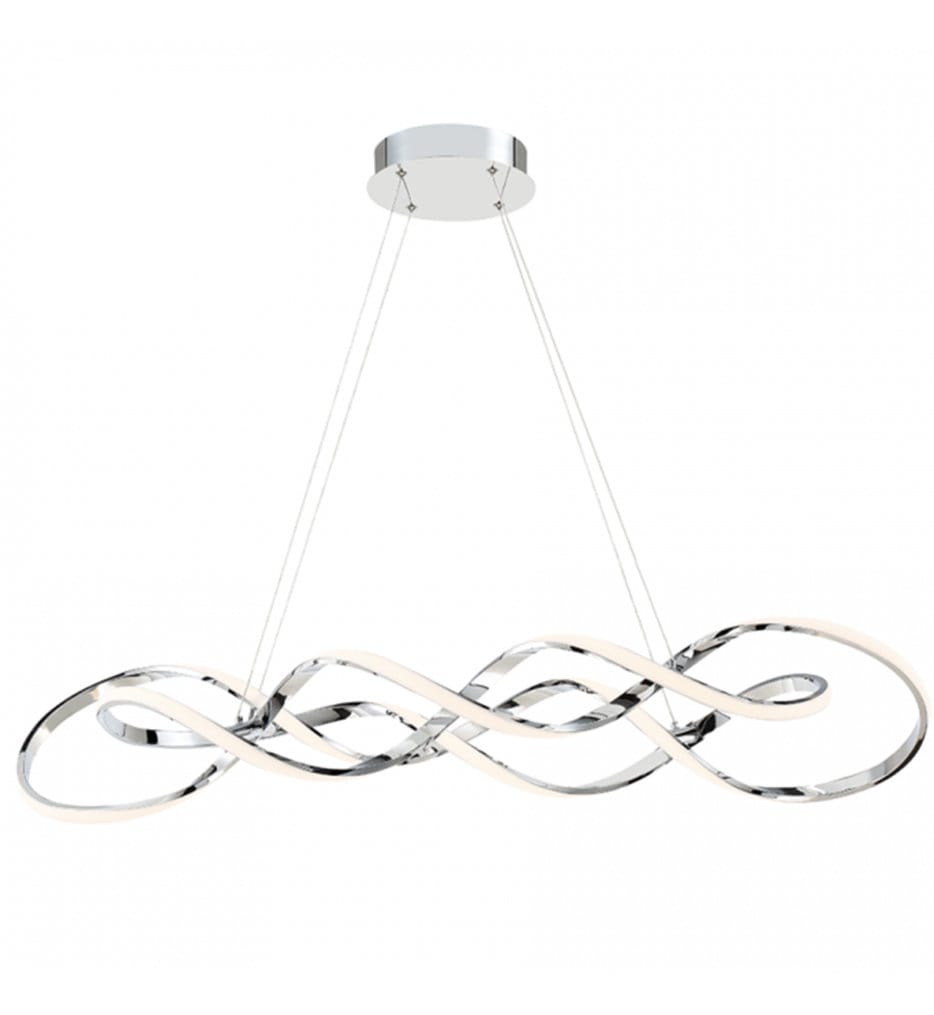 dweLED - PD-47839-CH - Interlace 39" Pendant