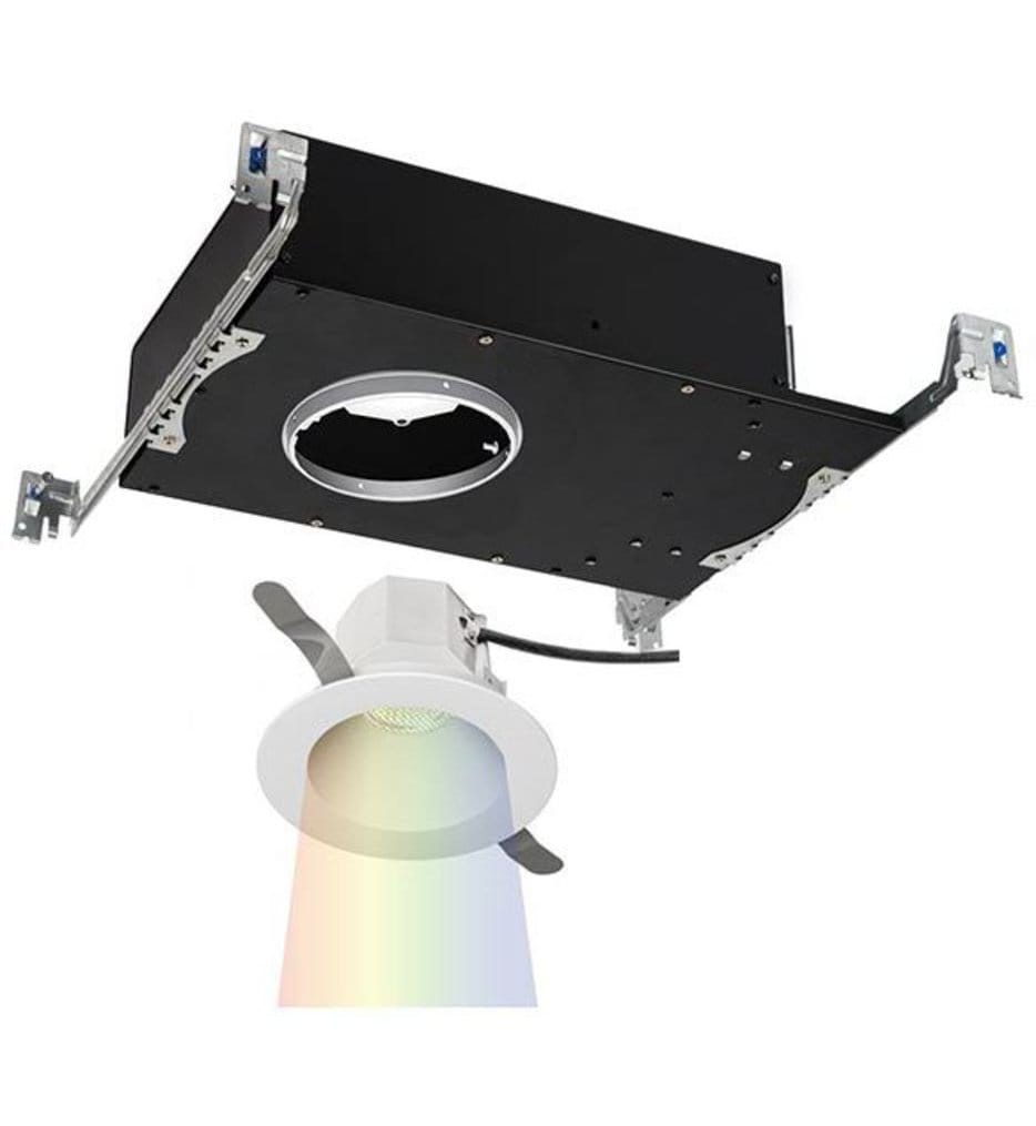 WAC Lighting - R3ARDT-FCC24-WT - Aether Color Changing Flood Beam Round 3.5" Recessed Trim