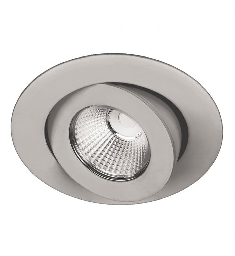 WAC Lighting - R3BRA-F930-BN - Oculux LED Flood Beam Round Adjustable 3.5" Recessed Trim
