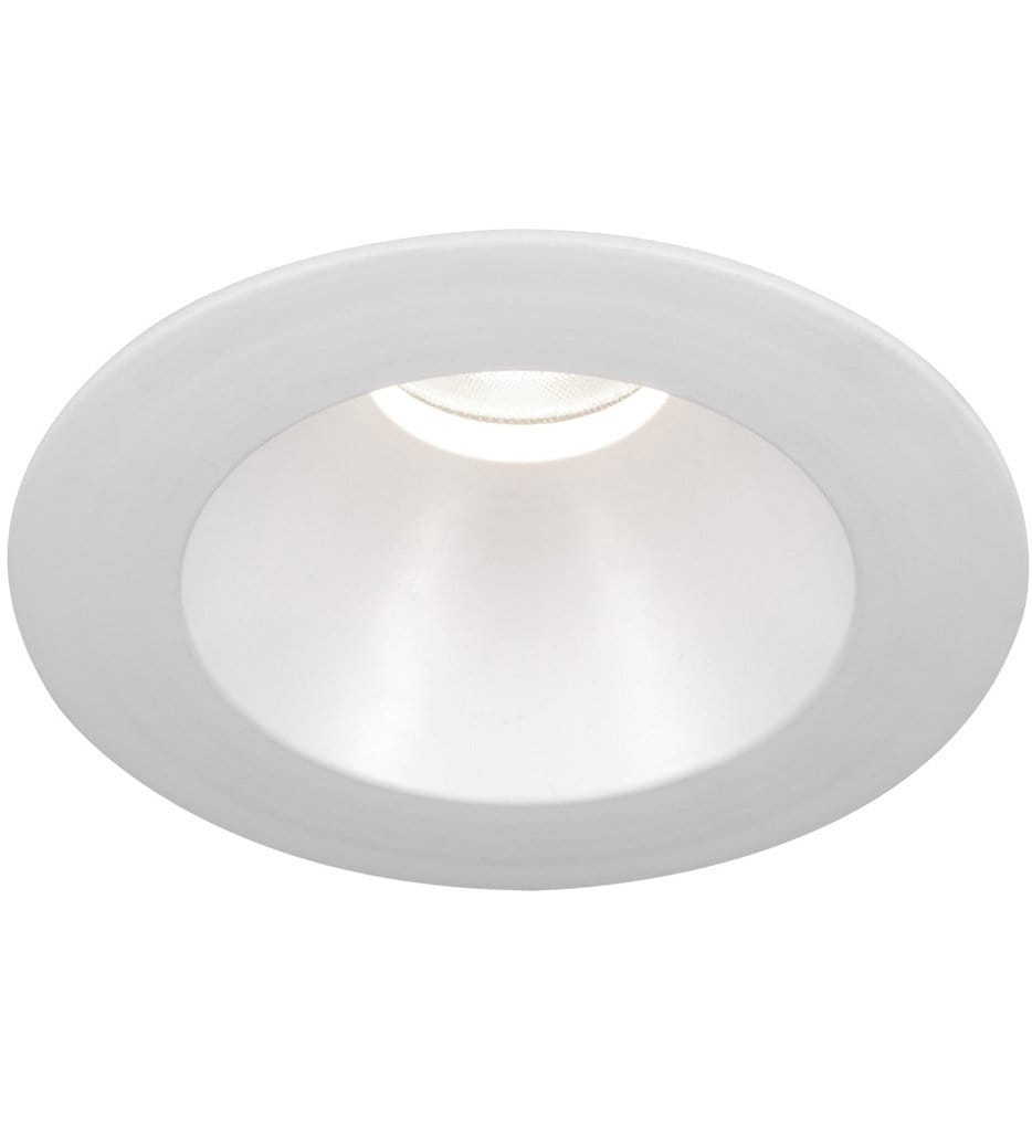 WAC Lighting - R3BRDP-F927-WT - Oculux White 2700K 90CRI LED Flood Beam  3.5 Inch Recessed Trim