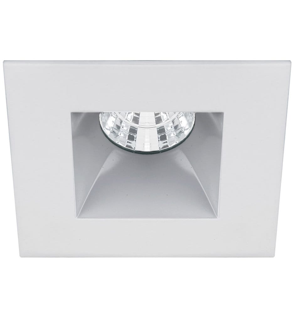 WAC Lighting - R3BSD-S930-HZWT - Oculux LED Spot Beam Square Open Reflector 3.5" Recessed Trim