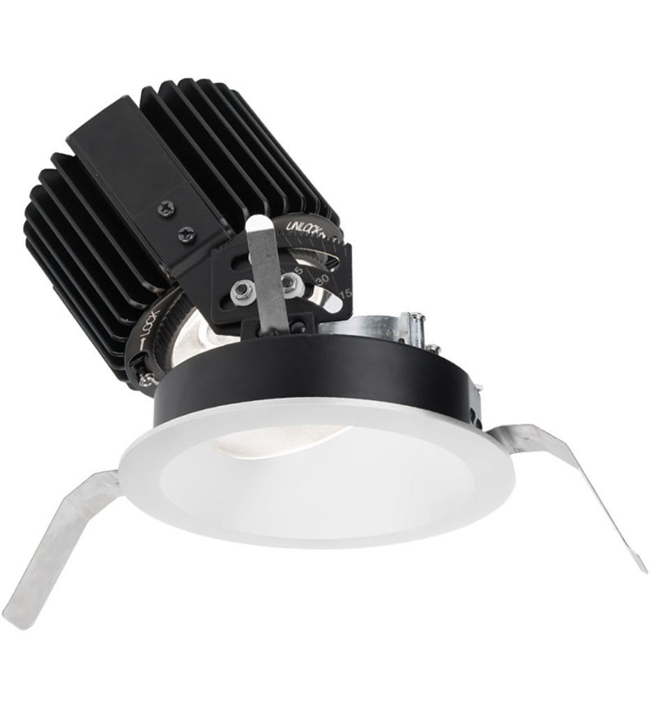WAC Lighting - R4RAT-S827-WT - Volta LED Spot Beam Round Adjustable 4.5" Recessed Trim