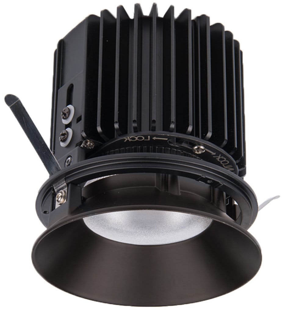 WAC Lighting - R4RD2L-W835-CB - Volta LED Wide Flood Beam Round Invisible Trim 4.5" Recessed Trim
