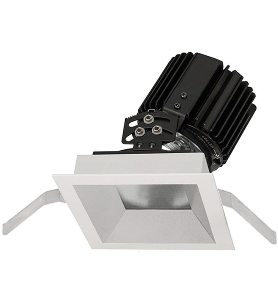 WAC Lighting - R4SAT-S930-HZWT - Volta LED Spot Beam Square Adjustable 4.5" Recessed Trim