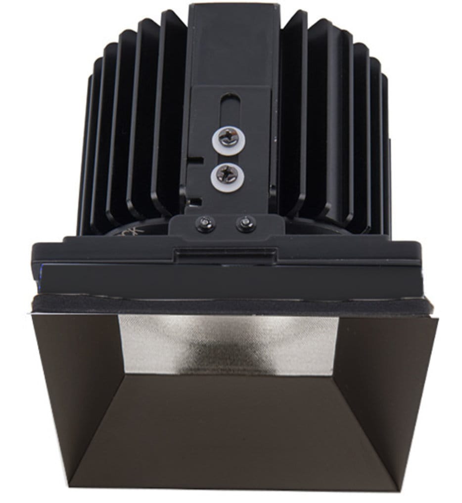 WAC Lighting - R4SD1L-W927-CB - Volta LED Wide Flood Beam Square Shallow Regressedvisible 4.5" Recessed Trim