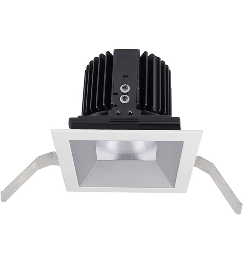 WAC Lighting - R4SD1T-W930-HZWT - Volta LED Wide Flood Beam Square Shallow Regressed 4.5" Recessed Trim