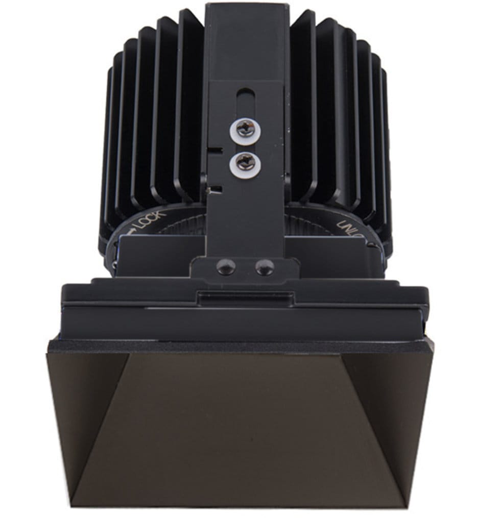 WAC Lighting - R4SD2L-W827-CB - Volta LED Wide Flood Beam Square Invisible 4.5" Recessed Trim