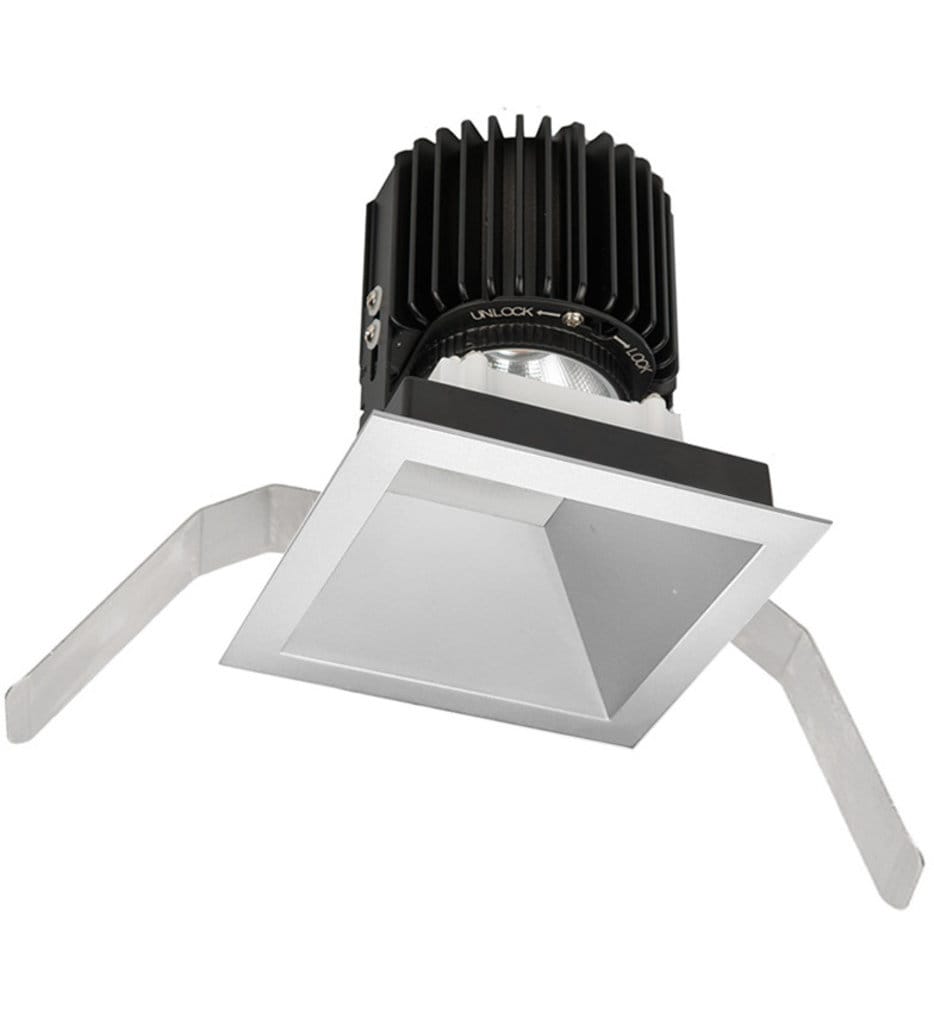 WAC Lighting - R4SD2T-W840-HZ - Volta LED Wide Flood Beam Square 4.5" Recessed Trim