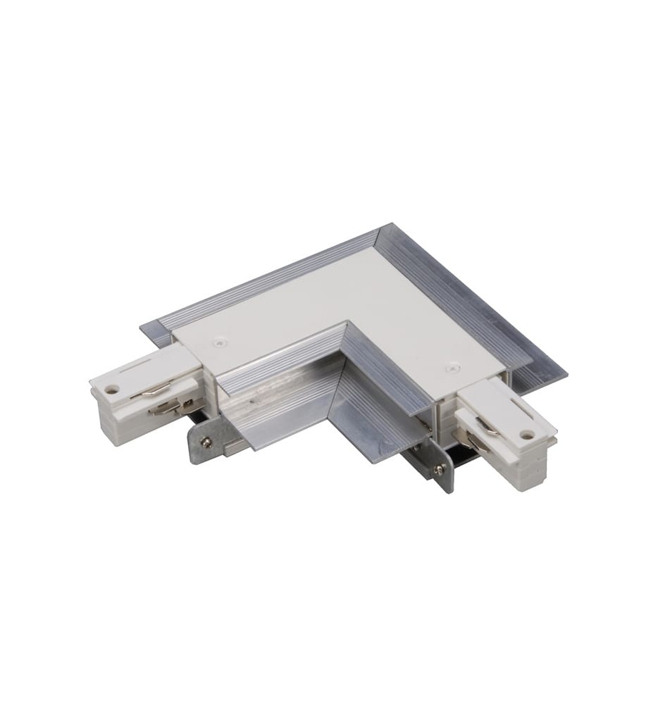 WAC Lighting - WHRLC-RTL-WT - W Track Recessed Flangeless Mount Right Architectural Track L-Connector