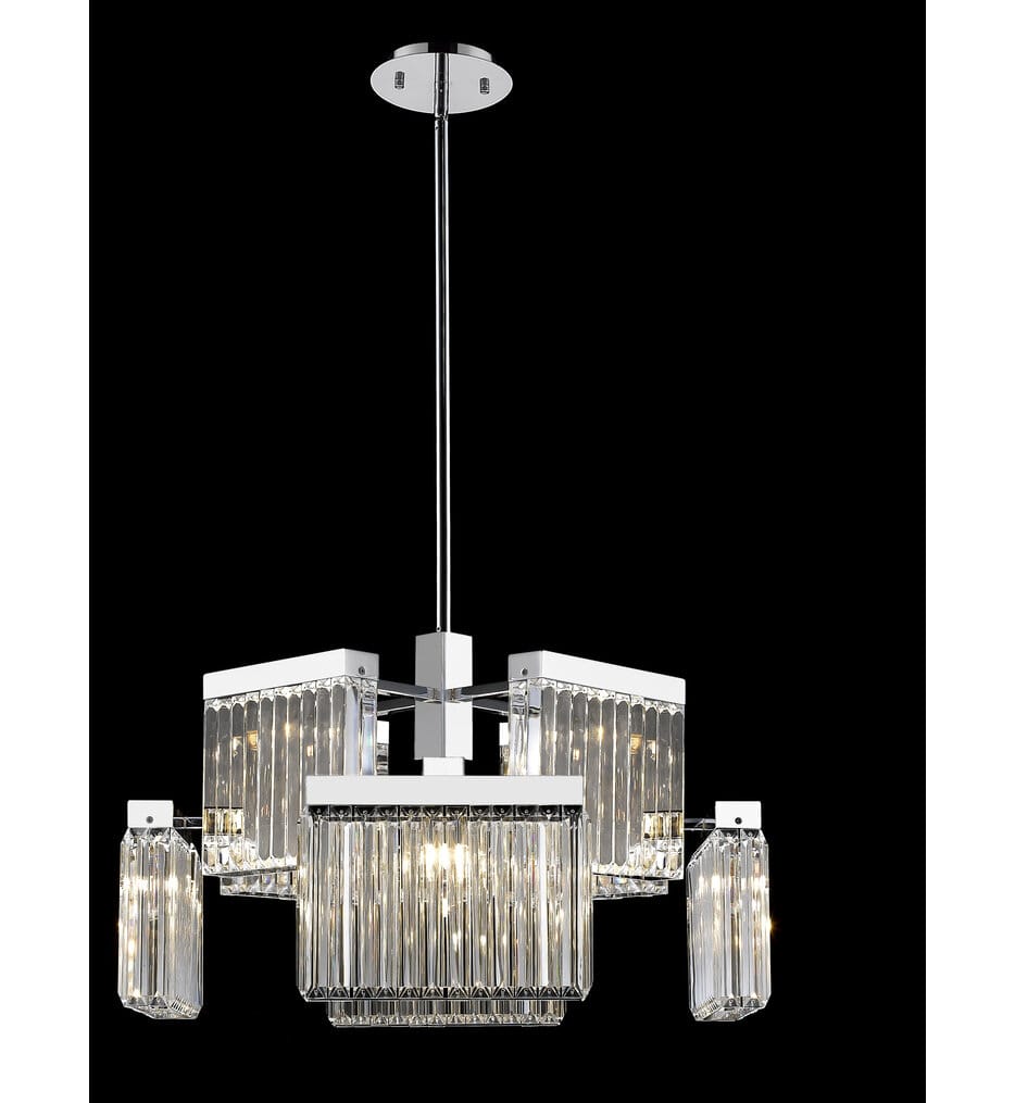 Avenue Lighting - HF4008-PN - Broadway  28" Chandelier