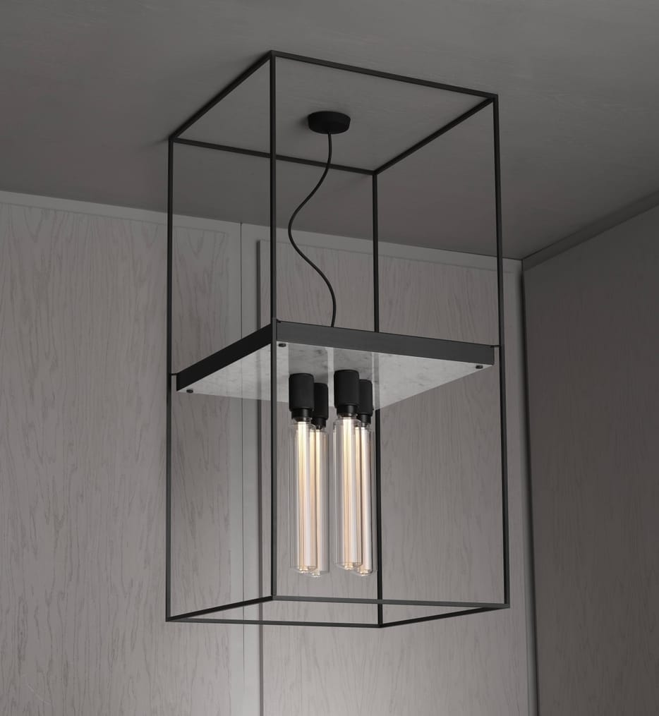 Buster & Punch - Caged 19.69-inch Semi-Flush Mount