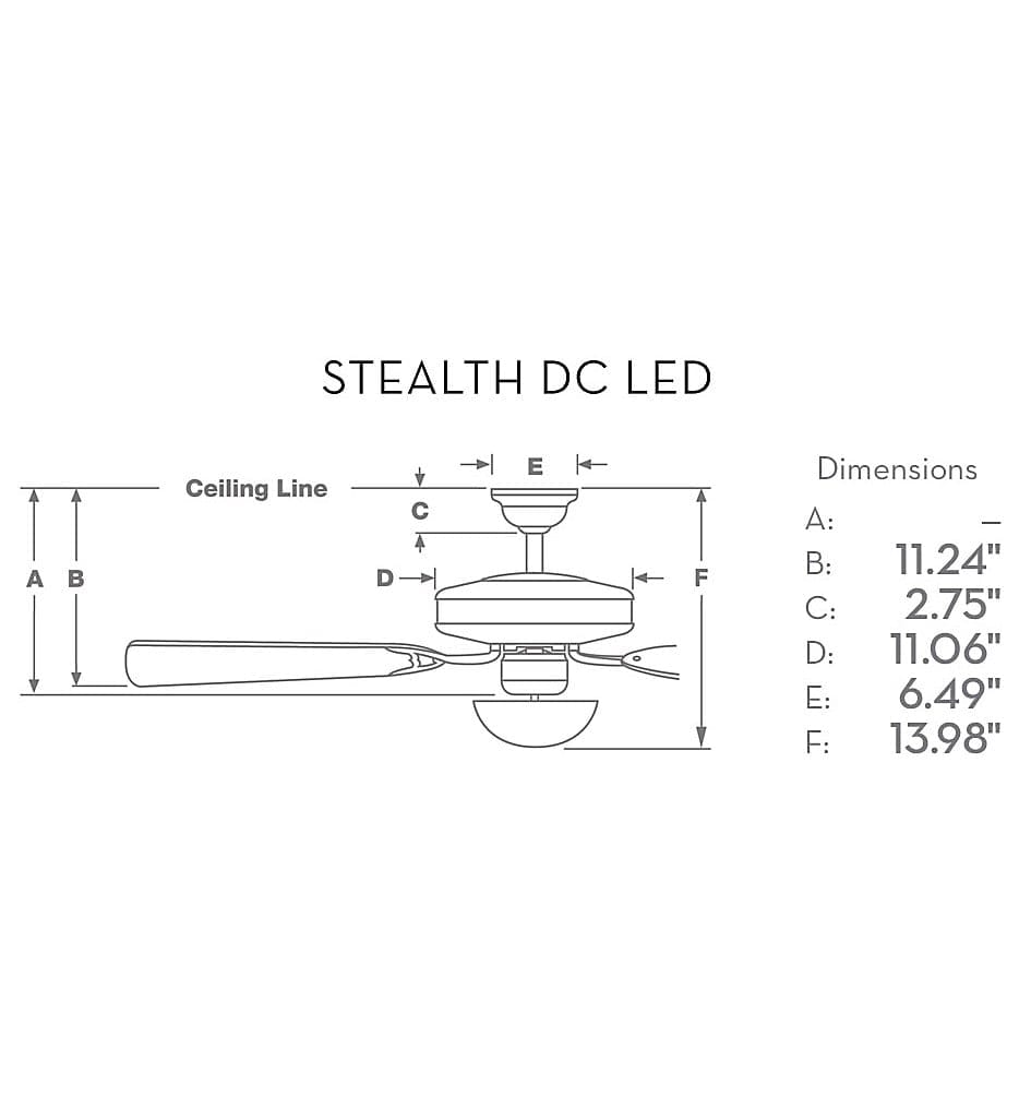 Casablanca Fan Company - Stealth DC 54" Ceiling Fan