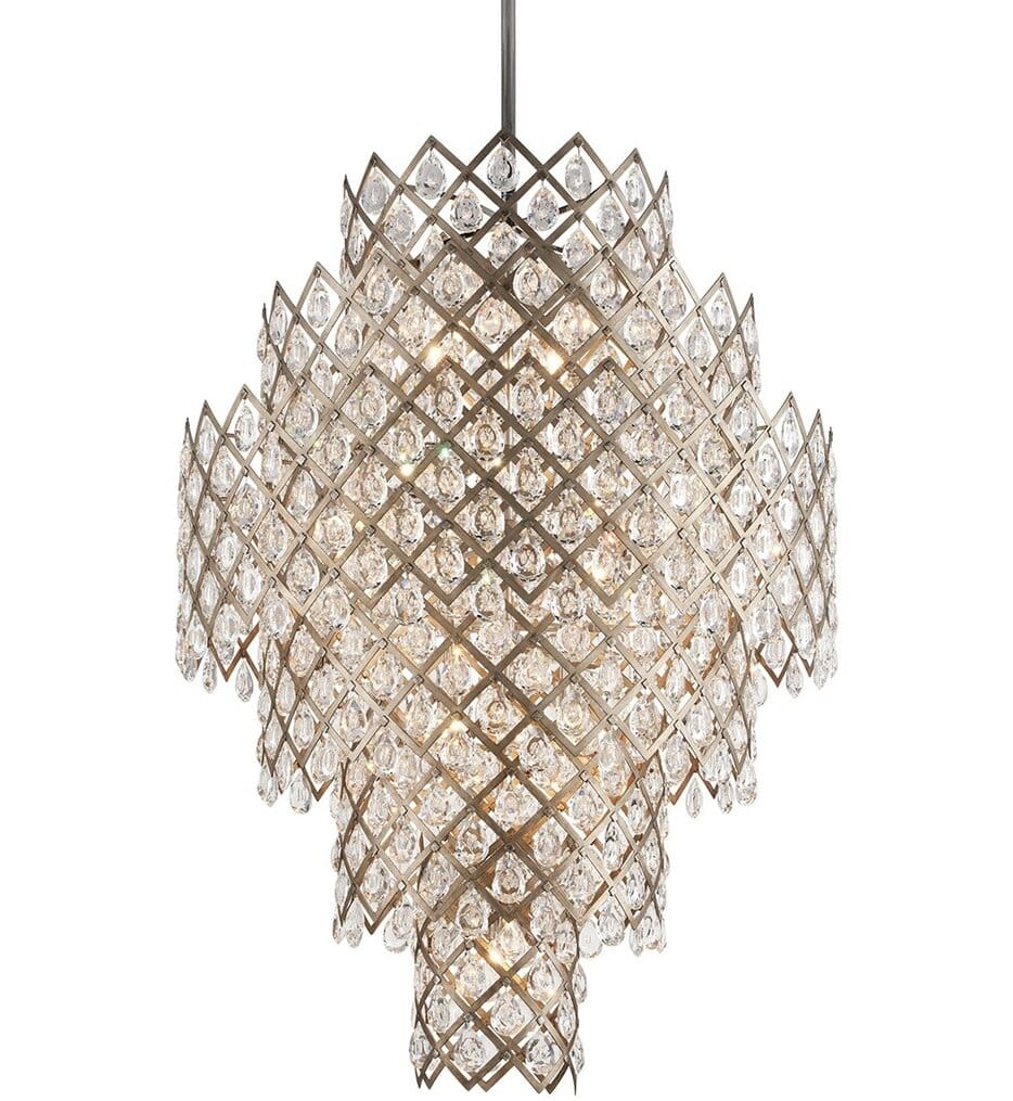Corbett Lighting - 214-717-SGL/SS - Tiara 44.75" Chandelier