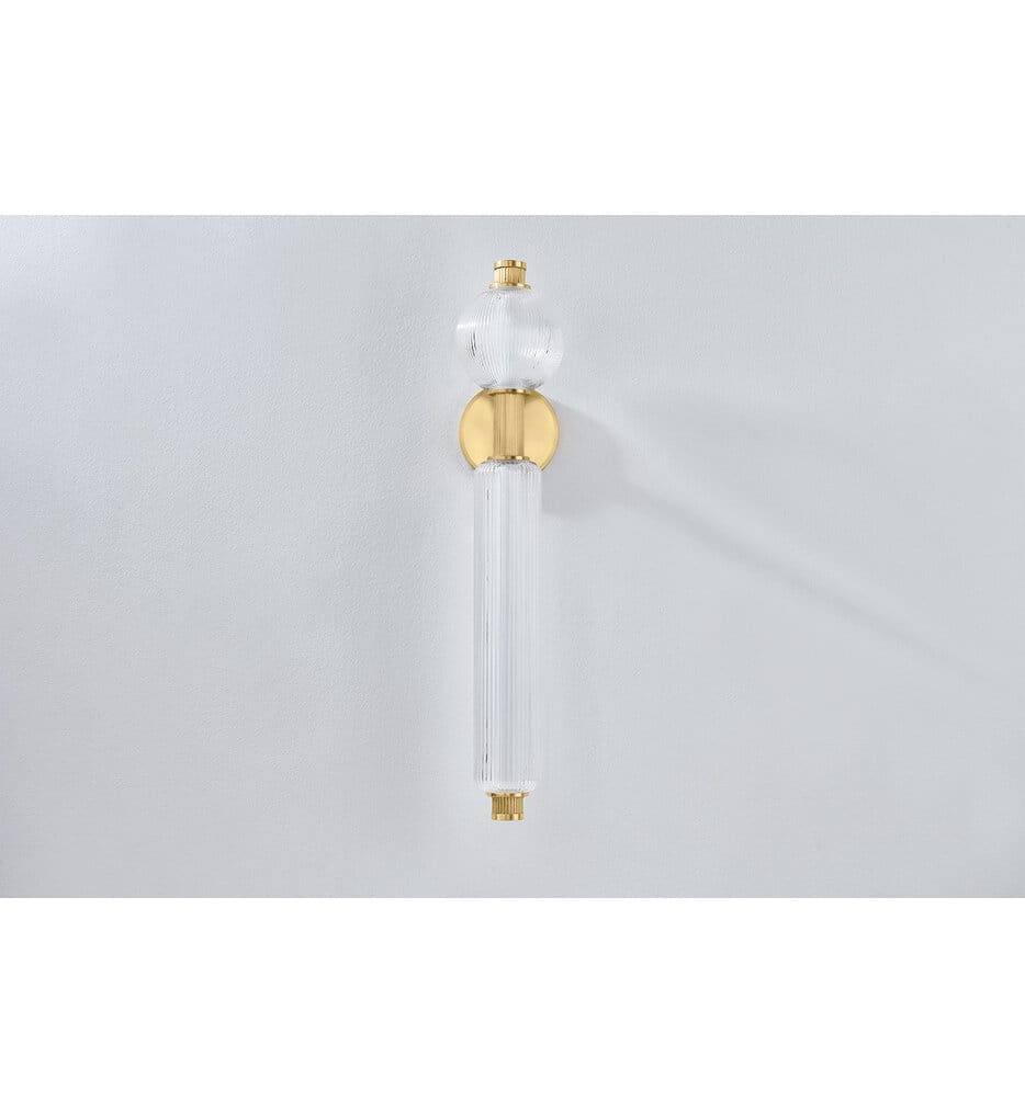 Corbett Lighting - 452-02-VB - Atom 27.5" Wall Sconce