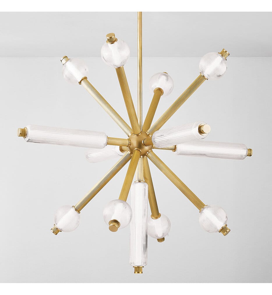 Corbett Lighting - 452-50-VB - Atom 50" Chandelier