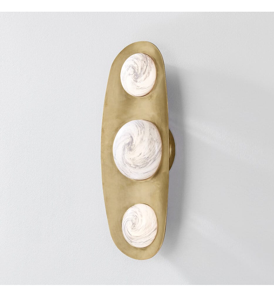 Corbett Lighting - 472-03-VB - Bezel 18" Wall Sconce