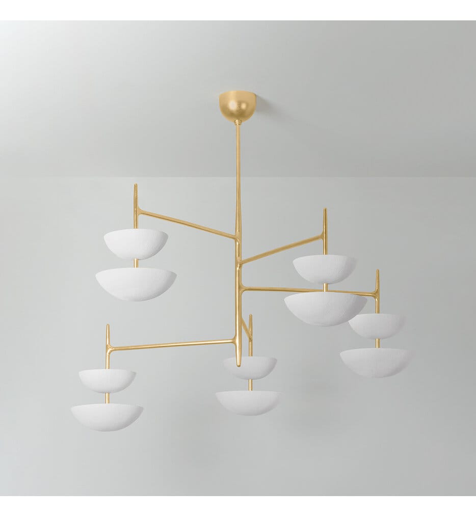 Corbett Lighting - 477-55-VGL/GSW - Evander 55" Chandelier