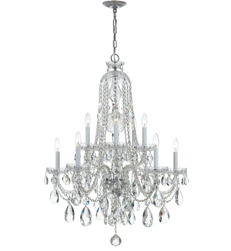 Crystorama - 1110-CH-CL-MWP - Traditional Crystal 32" Chandelier