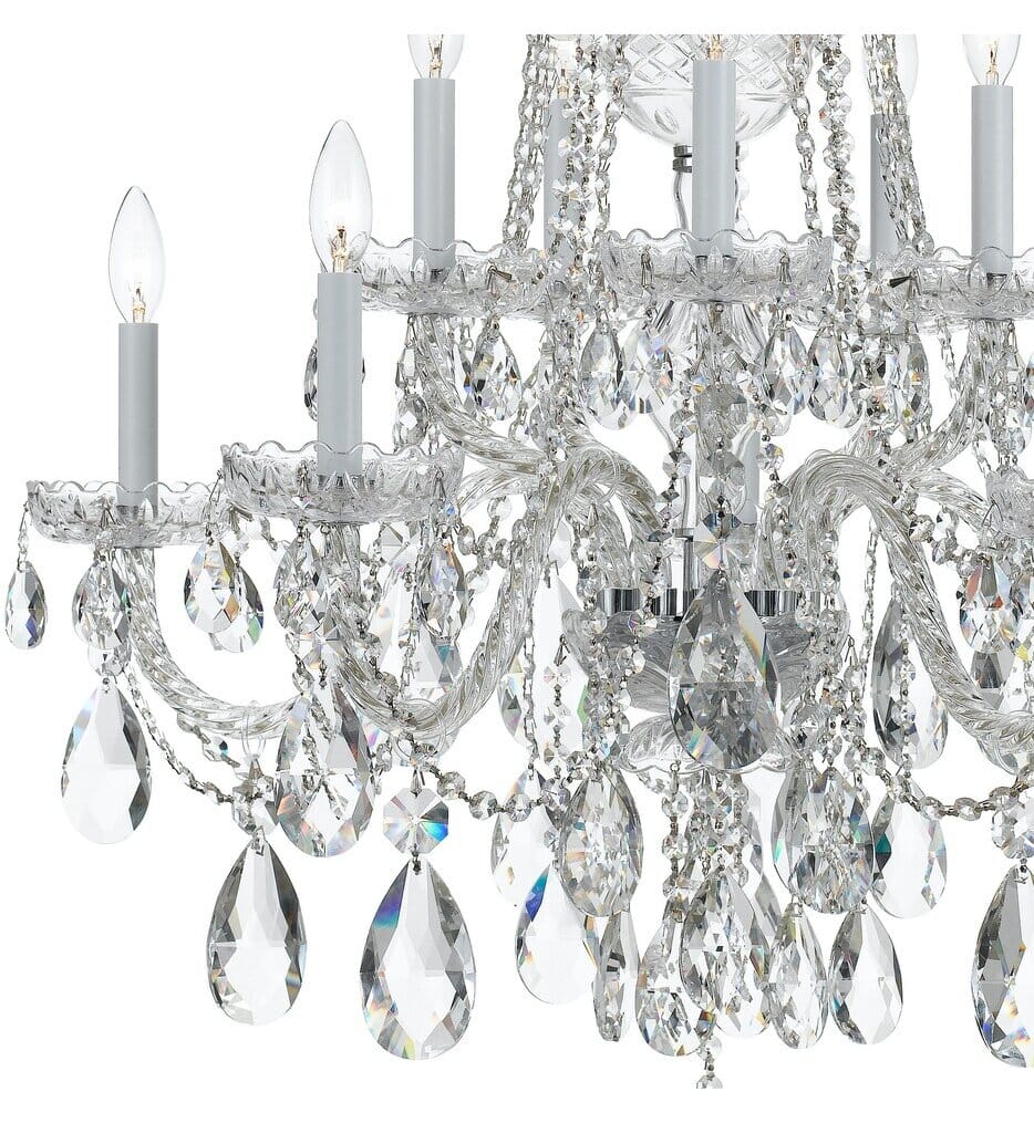 Crystorama - 1110-CH-CL-MWP - Traditional Crystal 32" Chandelier
