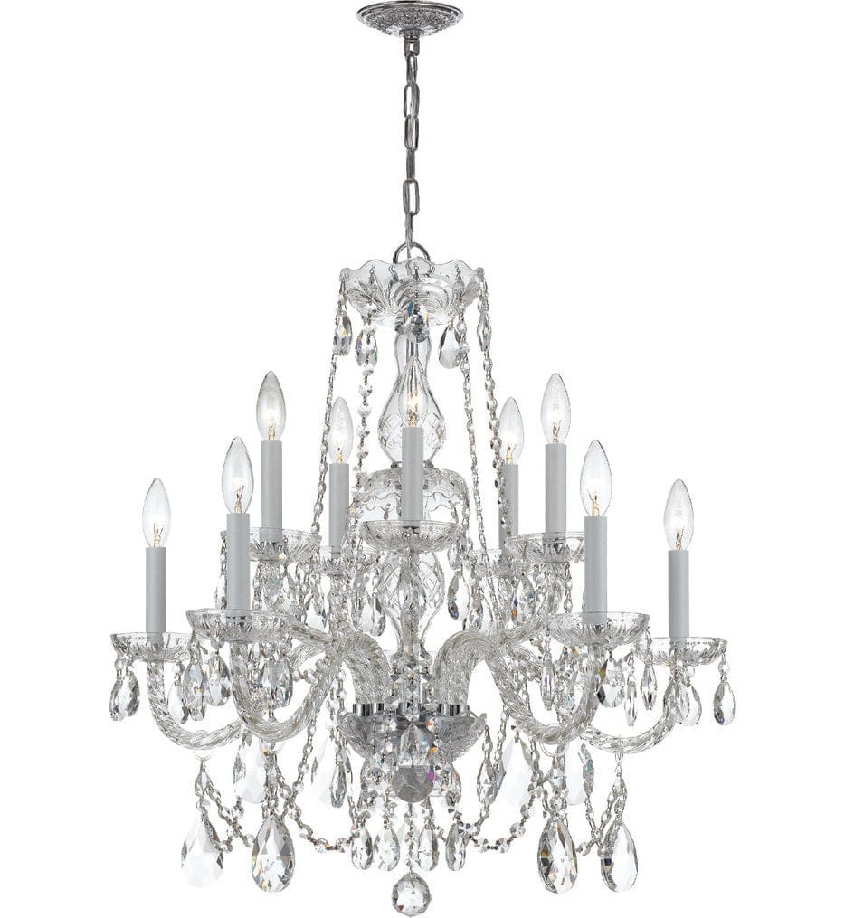 Crystorama - 1130-CH-CL-MWP - Traditional Crystal 26" Chandelier