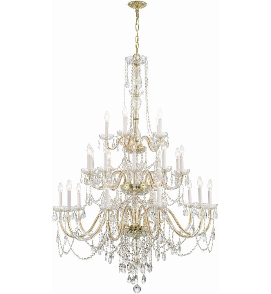 Crystorama - Traditional Crystal 45" Chandelier