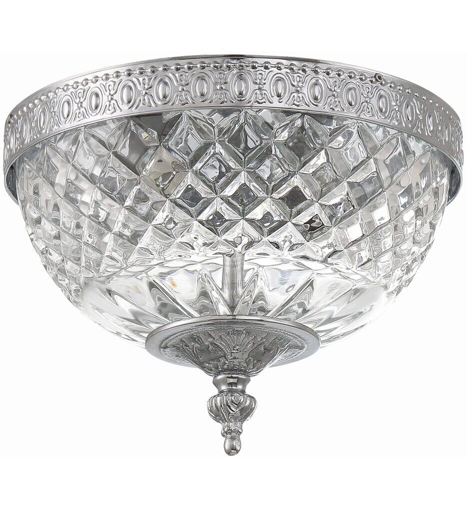 Crystorama - 117-8-CH - Ceiling Mount 8" Flush Mount