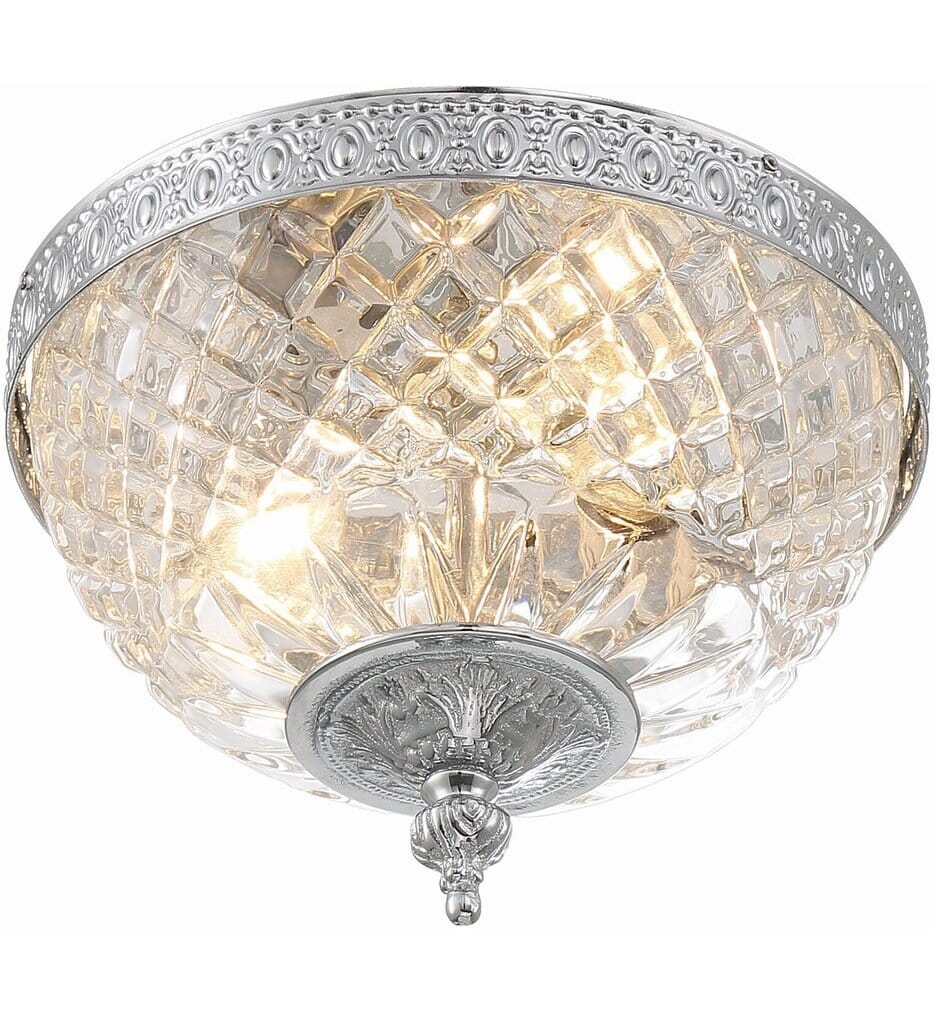 Crystorama - 117-8-CH - Ceiling Mount 8" Flush Mount
