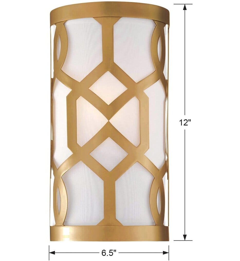 Crystorama - Jennings 12" Wall Sconce