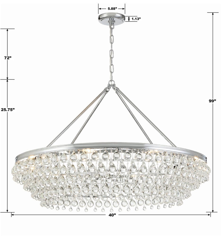 Crystorama - Calypso 40" Chandelier